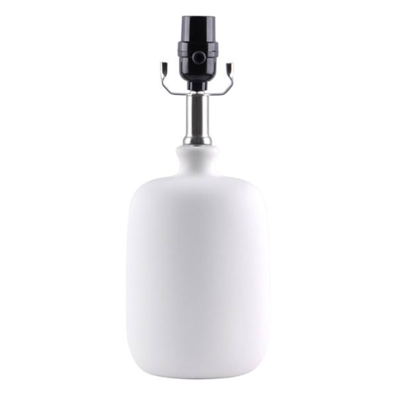 Tracey Boyd 13In White Ceramic Bulb Accent Lamp