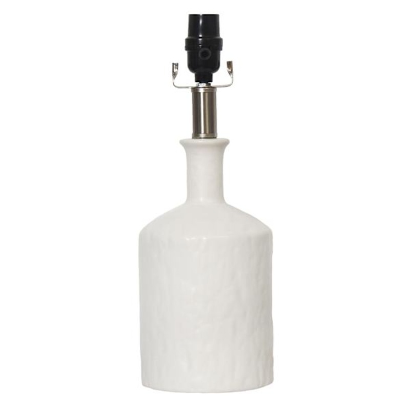 Tracey Boyd 15In Matte White Textured Accent Lamp