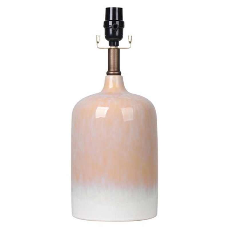 Tracey Boyd Pink Reactive Glaze Ceramic Small Lamp Base, 15″