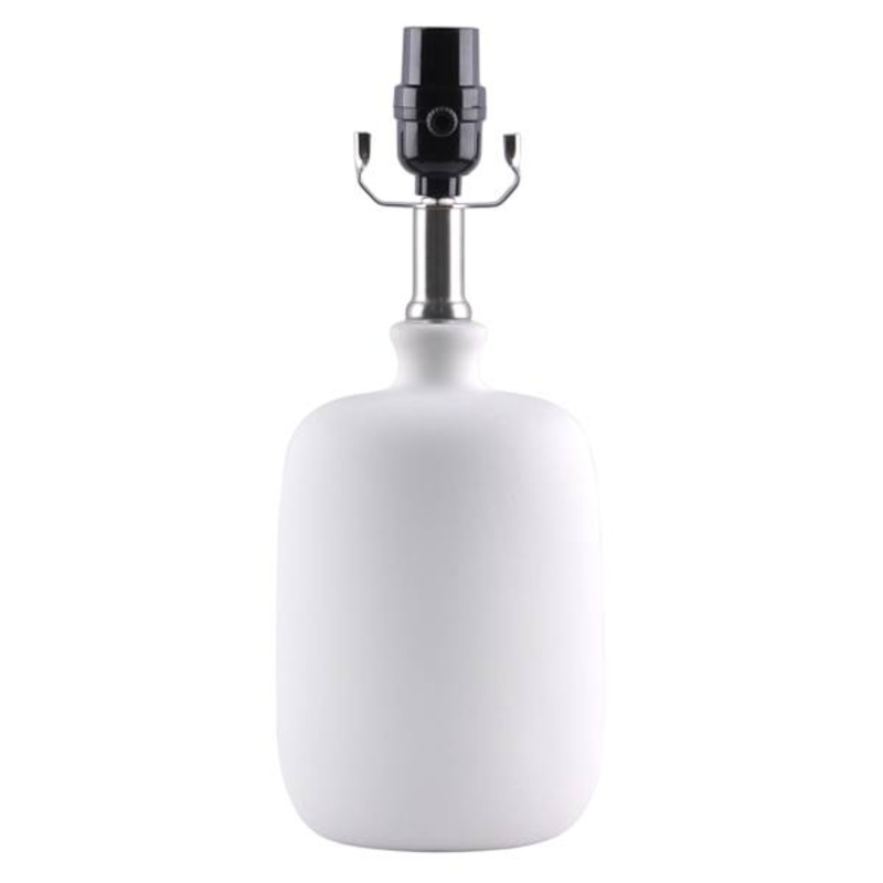 Tracey Boyd White Ceramic Bulb Accent Lamp, 13.5″