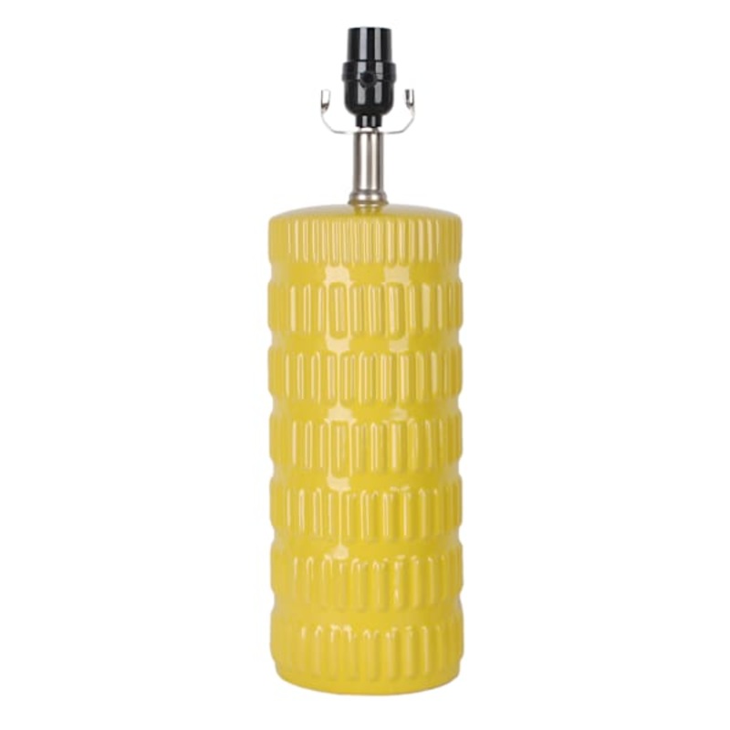 Tracey Boyd Yellow Ceramic Accent Lamp, 18″