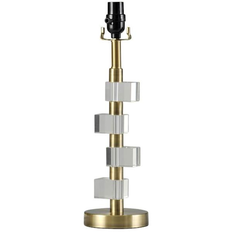 17in. Clear Crystal Accent Lamp