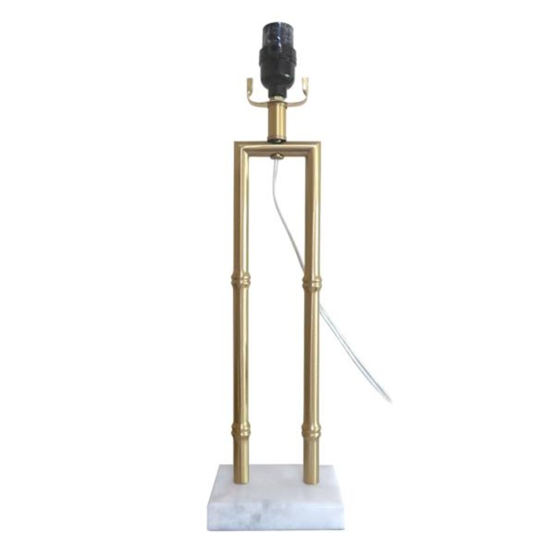 19In Gold Bamboo W Marble Base