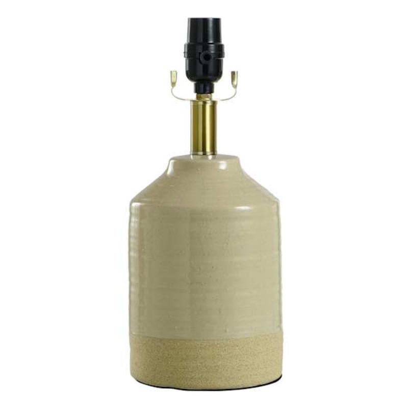 2-Tone Cream Accent Lamp, 13″