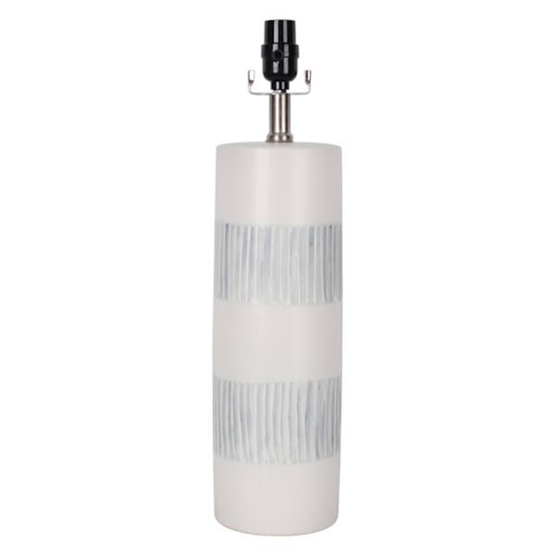20In Blu/Wht Stripe Table Lamp