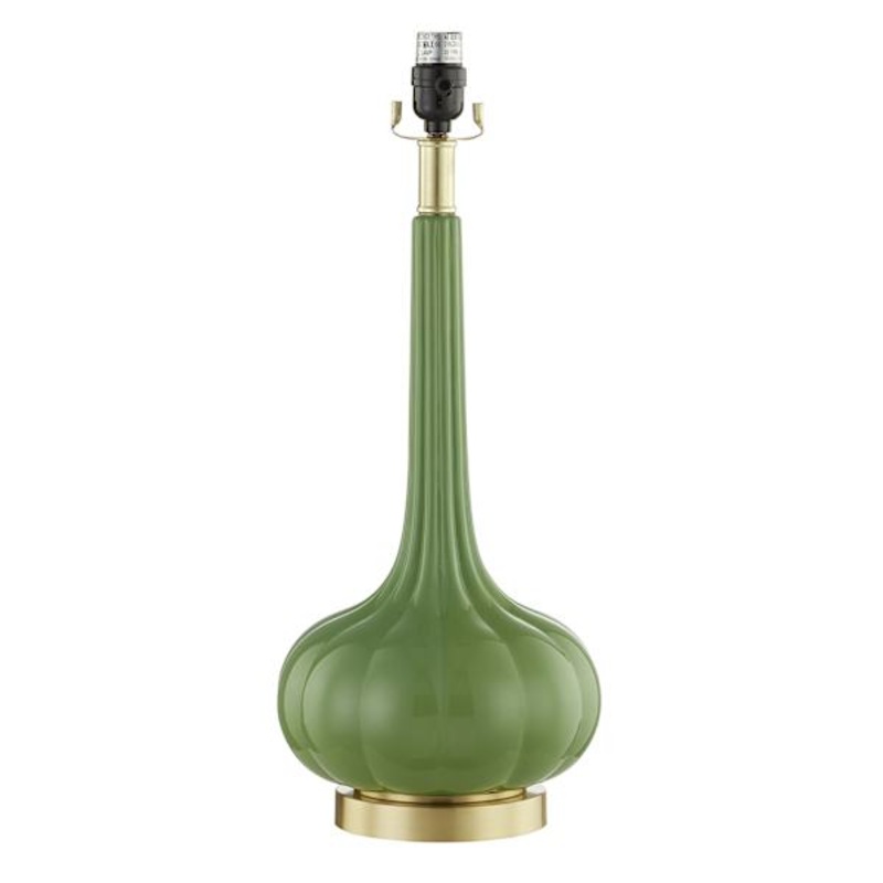 22in. Pink Scallop Bulb Table Lamp