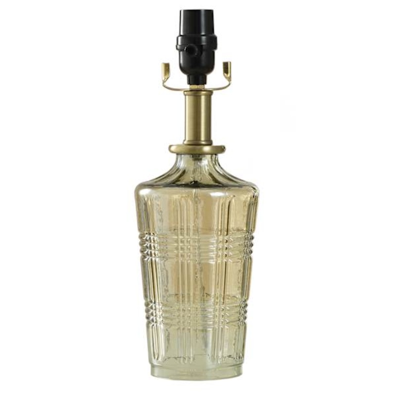 Al 13 Irr Amber Cut Glass