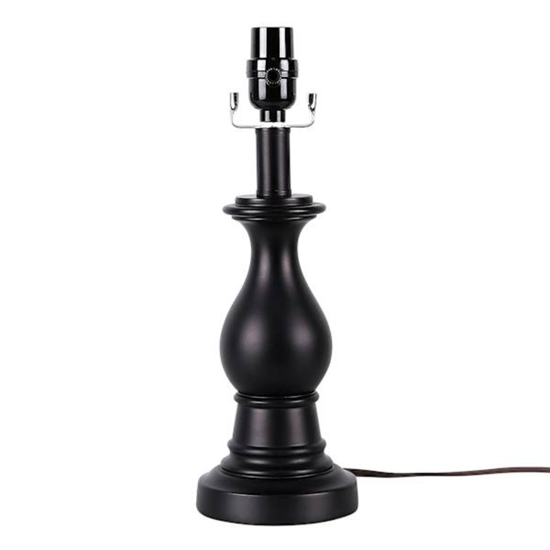 Black Stick Small Lamp Base, 14″