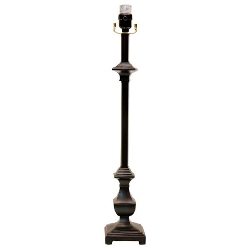 Bronze Metal Buffet Lamp Base, 24″