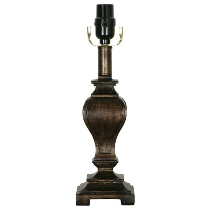 Distressed Bronze Accent Lamp, 14″