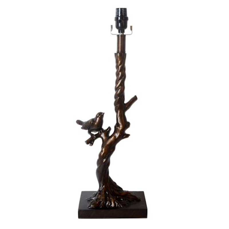 Bronze Bird Medium Large Table Lamp Base, 24″