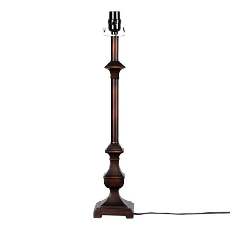 Bronze Metal Large Table Lamp Base, 24″