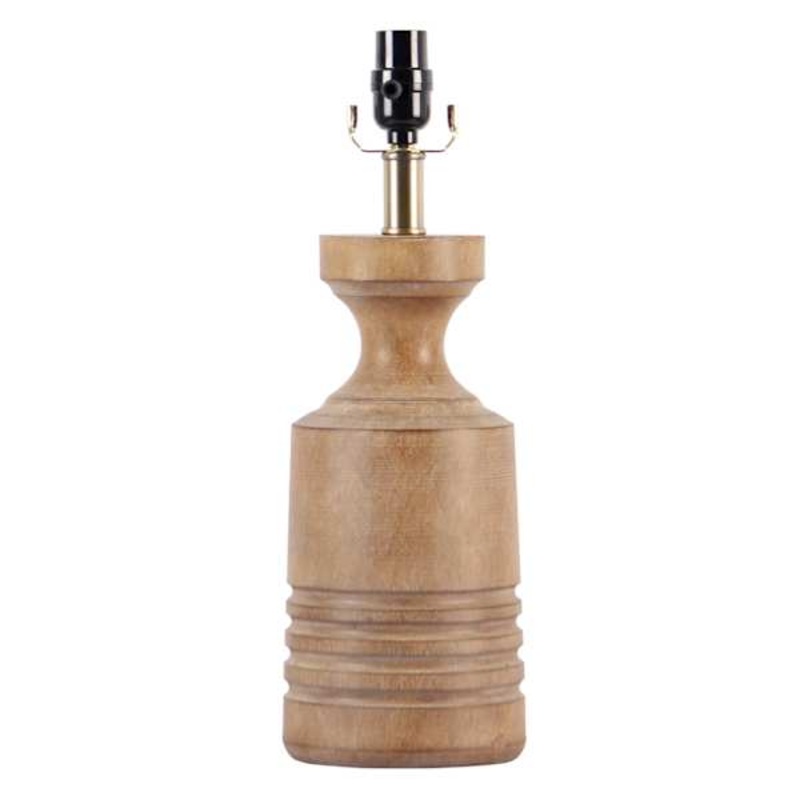Brown Textured Medium Table Lamp Base, 17″