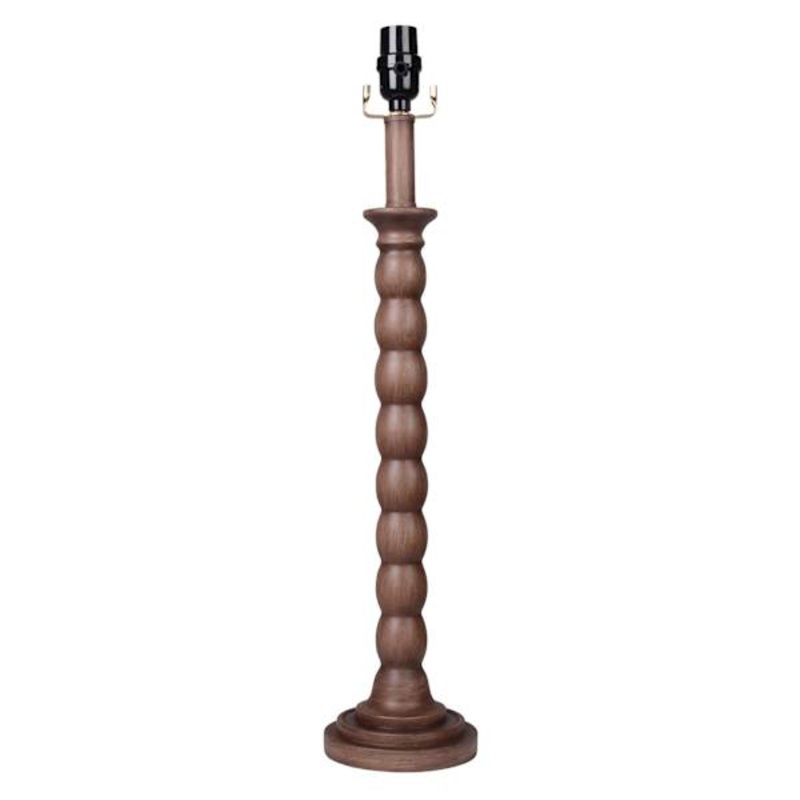 Dark Brown Buffet Large Table Lamp Base, 24″