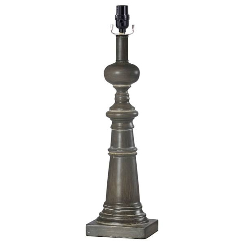 Fells Point Grey Medium Table Lamp Base, 19″