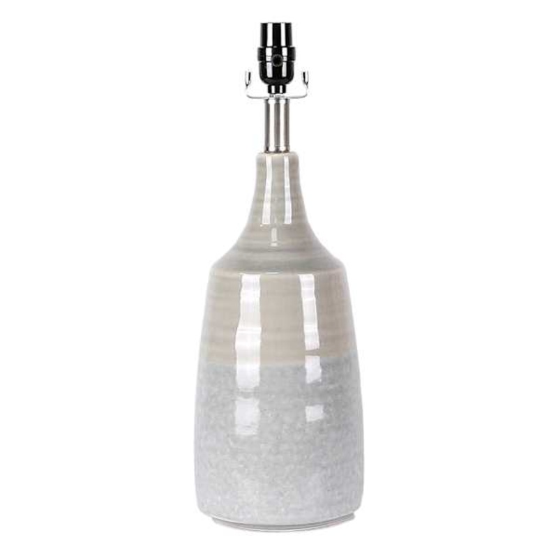 Grey & Blue Ceramic Medium Table Lamp Base, 19″