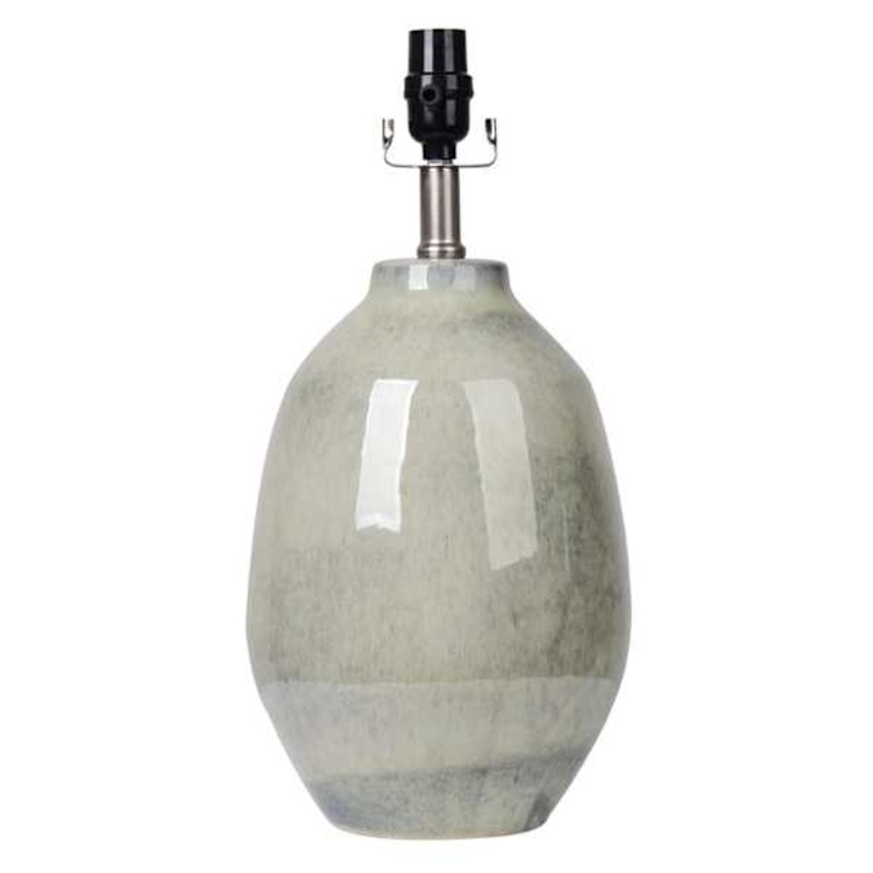 Honeybloom Green Ombre Reactive Glaze Medium Table Lamp Base, 17″