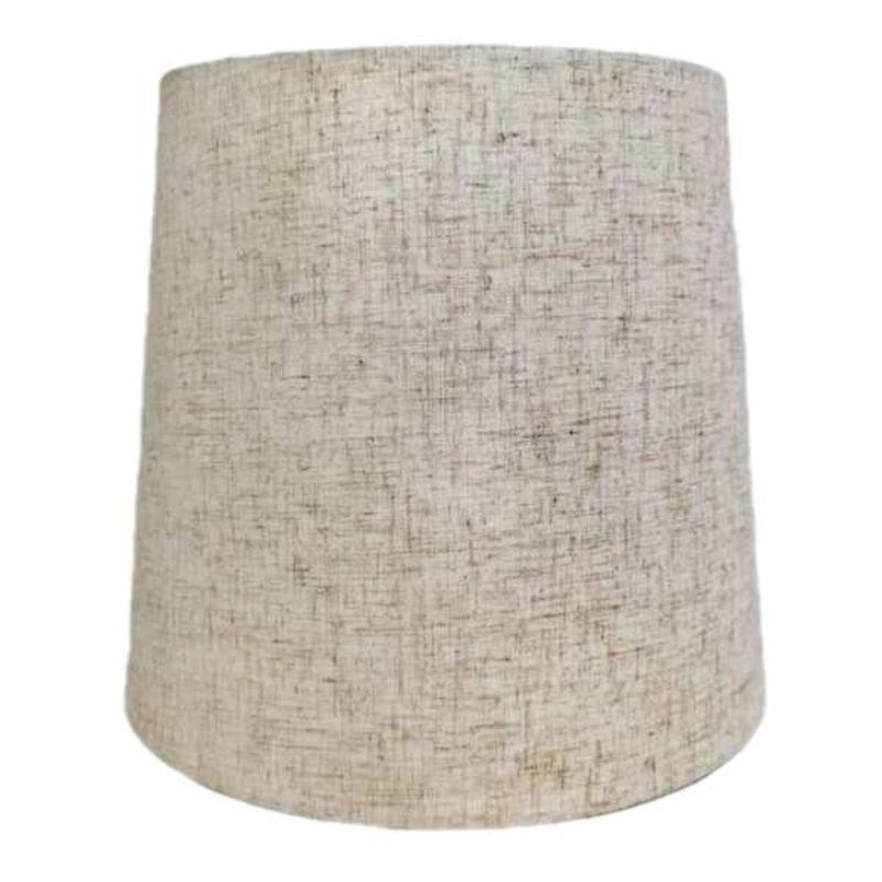 Light Tan Tapered Small Table Lamp Shade, 11x11x10