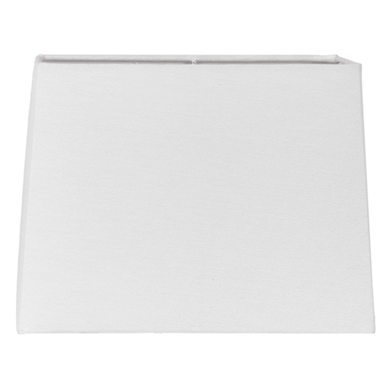White Rectangle Small Table Lamp Shade, 11x12x9