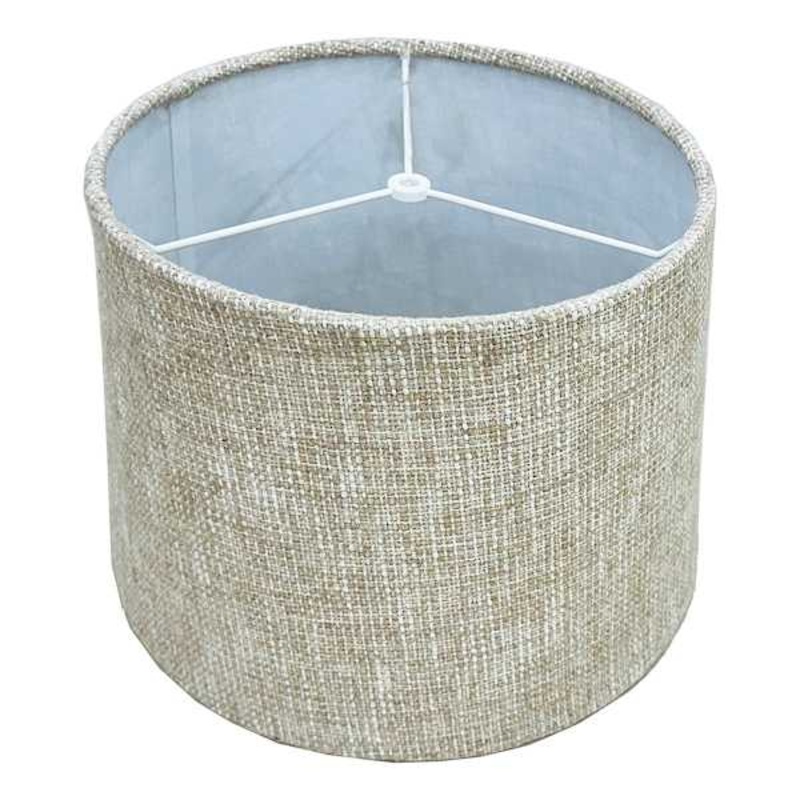 Beige Textured Medium Table Lamp Shade, 12x14x10