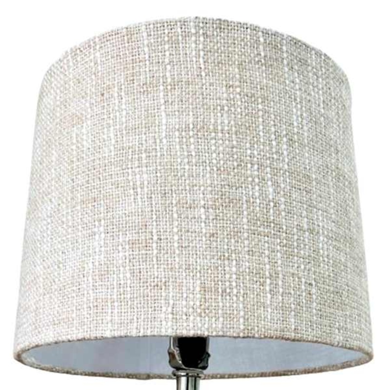 Beige Textured Small Table Lamp Shade, 9x11x9