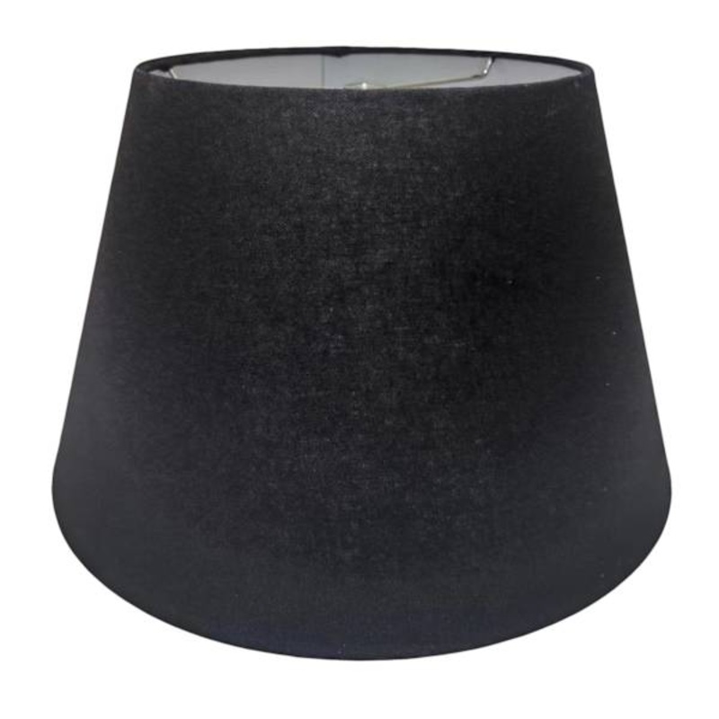 Black Empire Medium Table Lamp Shade, 10x16x10