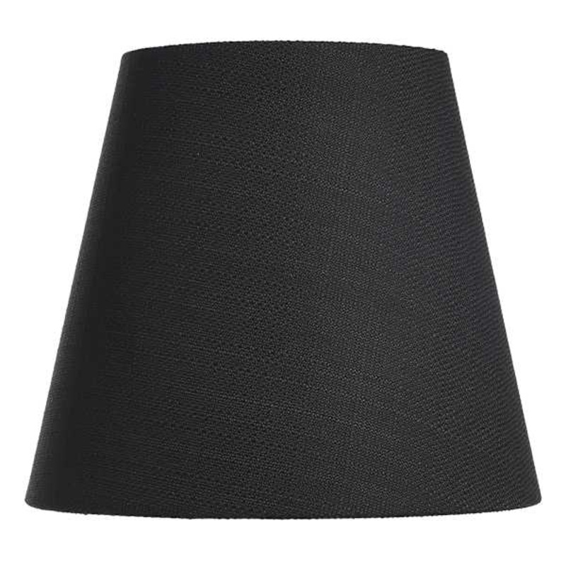 Black Mini Accent Lamp Shade, 5x7x8