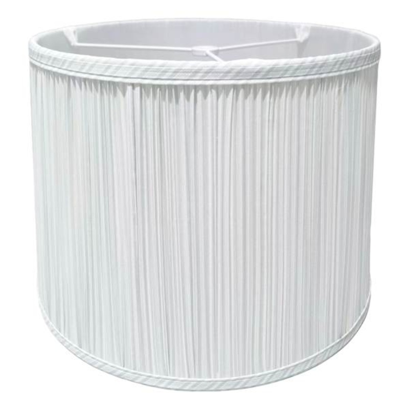 Blue Striped Pleated Medium Table Lamp Shade, 12x14x10