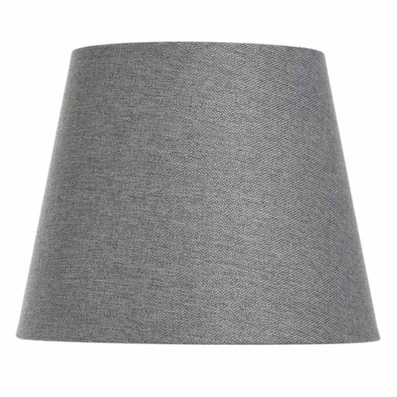 Charcoal Grey Small Table Lamp Shade, 10x7x8