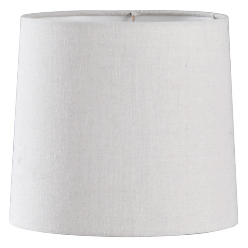 Cream Linen Blend Accent Lamp Shade, 9″