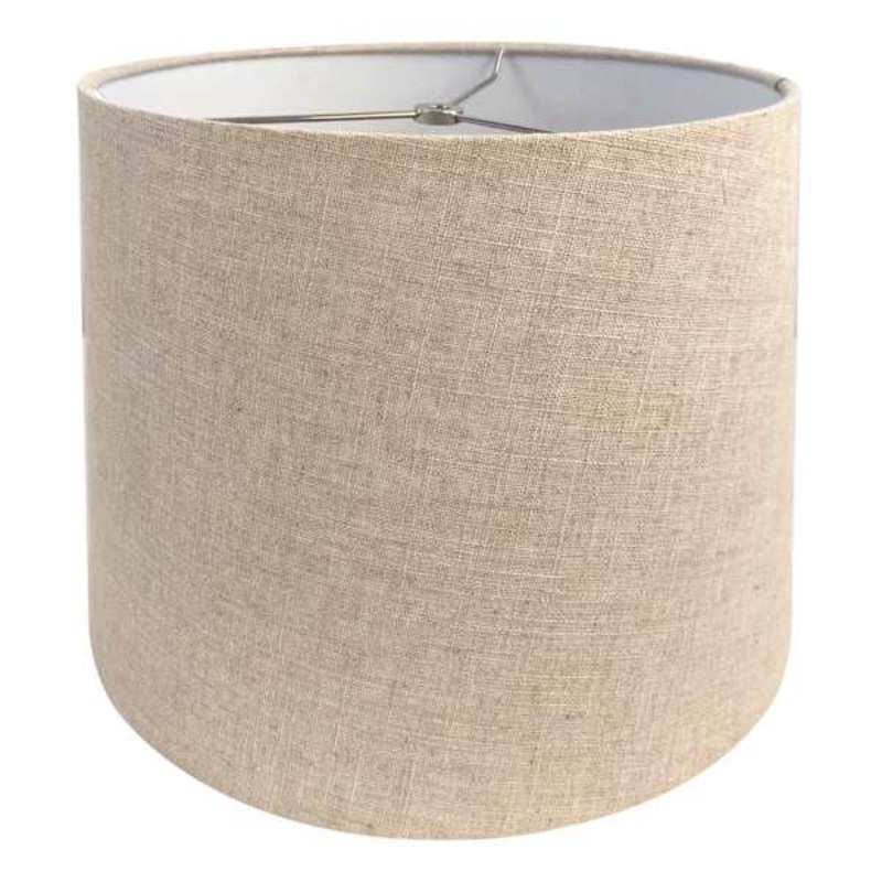 Dark Tan Tapered Drum Medium Table Lamp Shade, 12x14x10