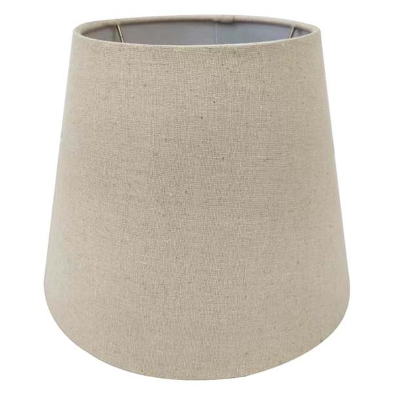 Dark Tan Tapered Drum Small Table Lamp Shade, 7x10x8