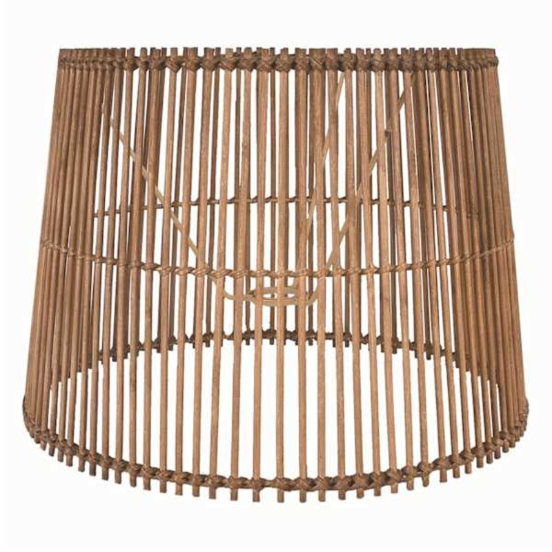 Found & Fable Natural Rattan Medium Table Lamp Shade, 12x14x10