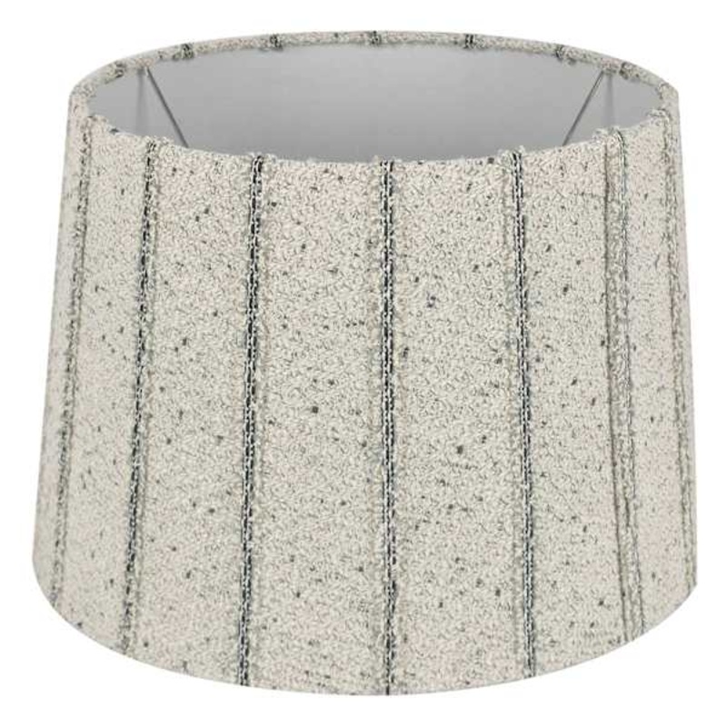 Found & Fable Striped Textured Small Table Lamp Shade, 9x11x9