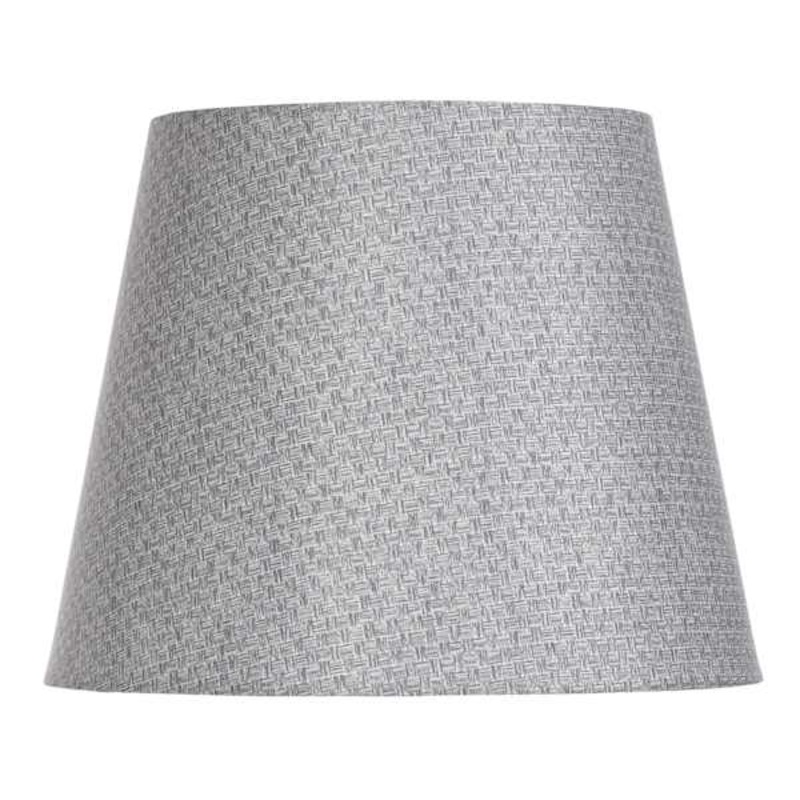 Grey Tweed Small Table Lamp Shade, 10x7x8