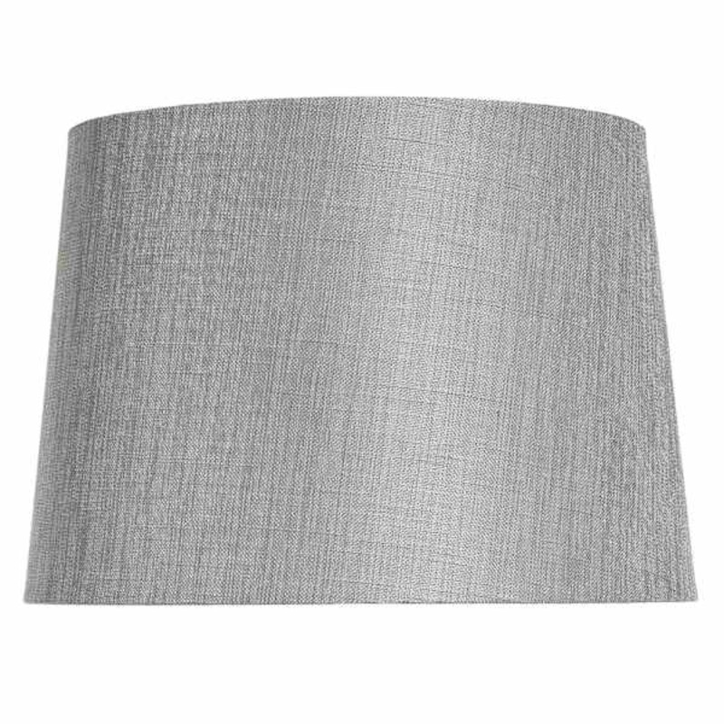 Light Grey Medium Table Lamp Shade, 14x10x12