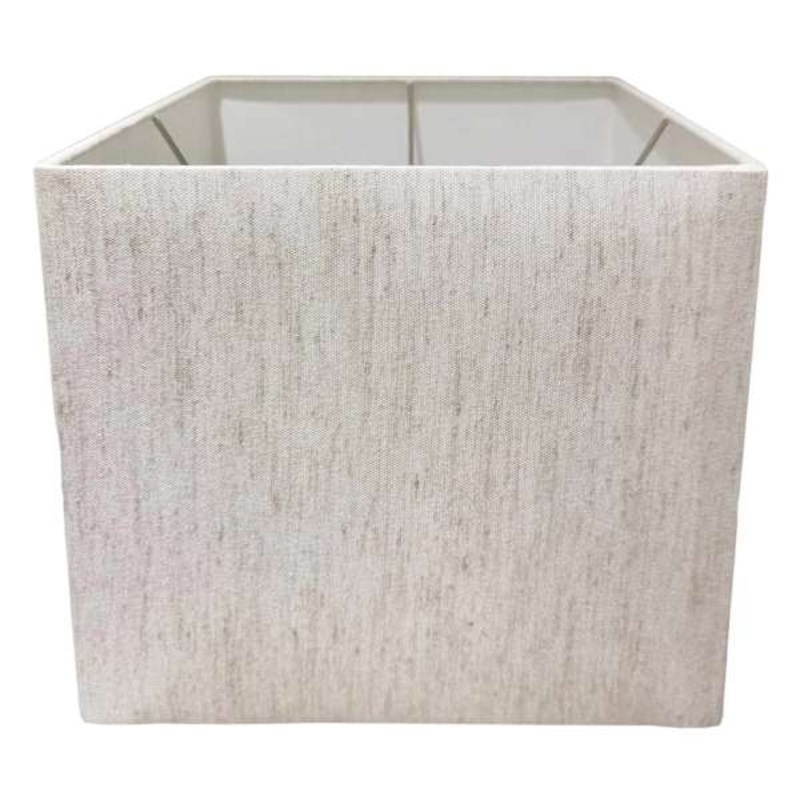 Light Tan Square Small Table Lamp Shade, 10x10x10