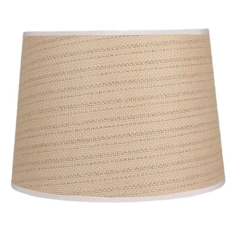Natural Rattan Tapered Drum Medium Table Lamp Shade, 12x14x10