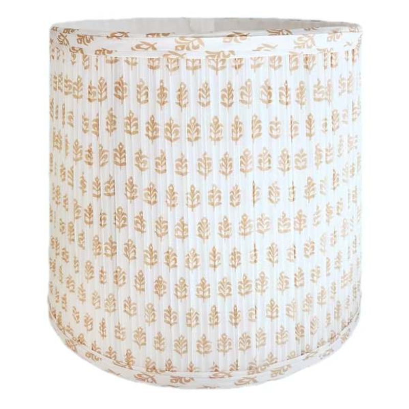 Neutral Patterned Small Table Lamp Shade, 11x11x11