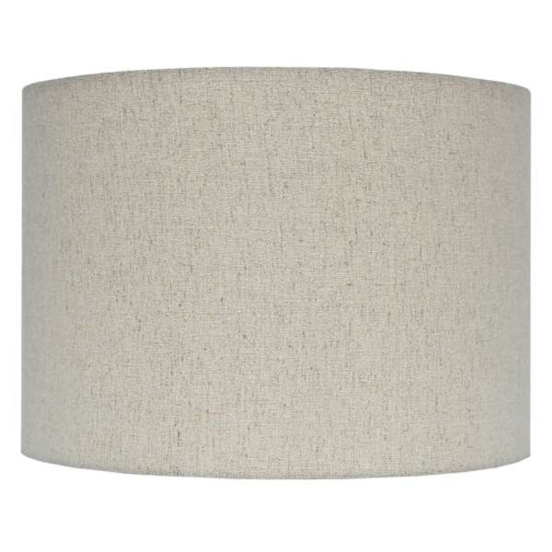 Oatmeal Drum Medium Table Lamp Shade, 14x14x10