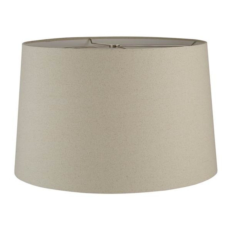 Oatmeal Slub Oversized Tapered Drum, 19″