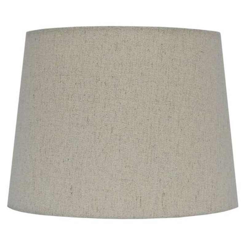 Oatmeal Tapered Drum Small Table Lamp Shade, 10x12x9