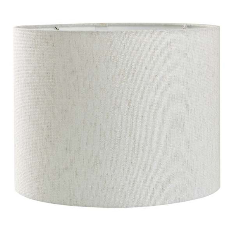 Off White Drum Medium Table Lamp Shade, 13x13x10