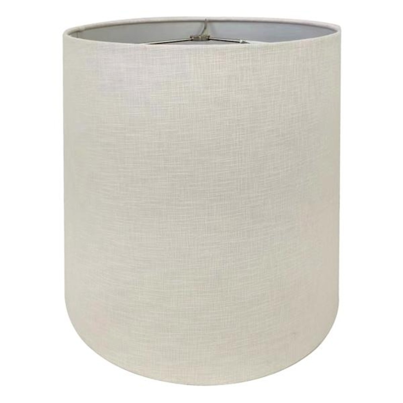 Off-White Tapered Drum Large Table Lamp Shade, 13x15x14