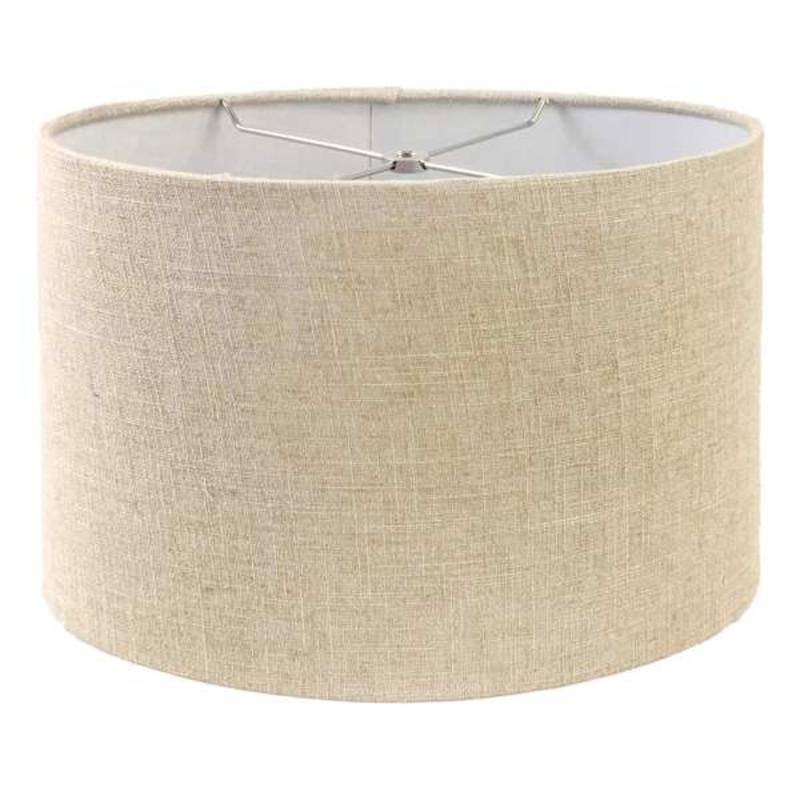 Tan Oval Medium Table Lamp Shade 9x14x9