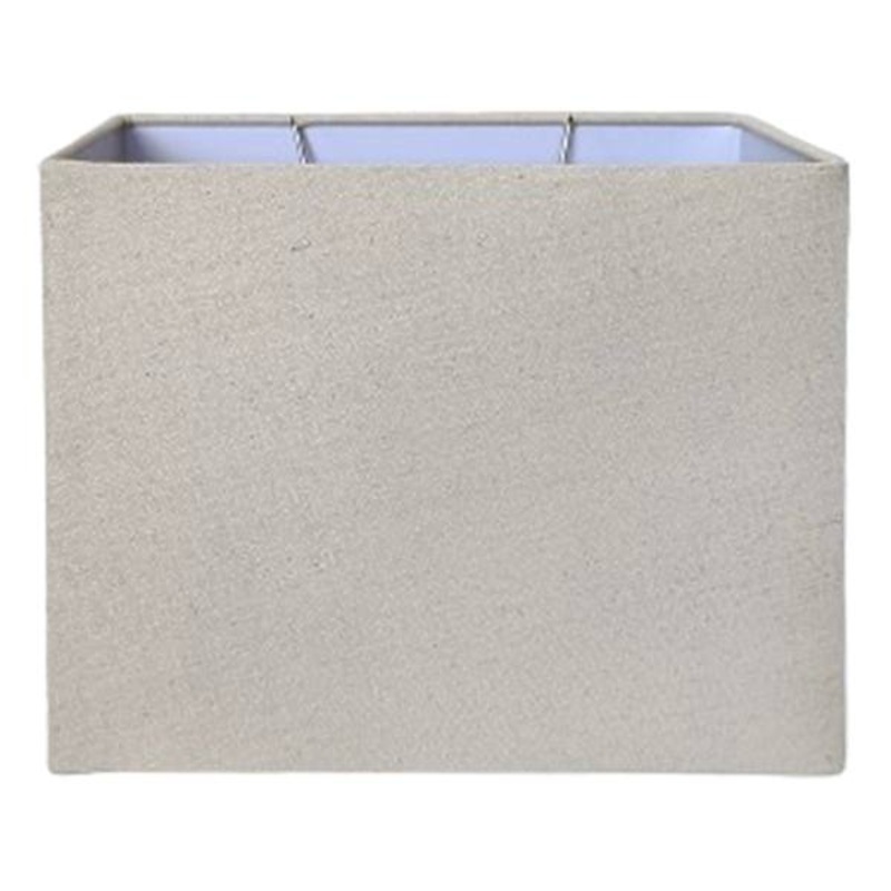 Tan Rectangle Medium Table Lamp Shade, 11x12x9