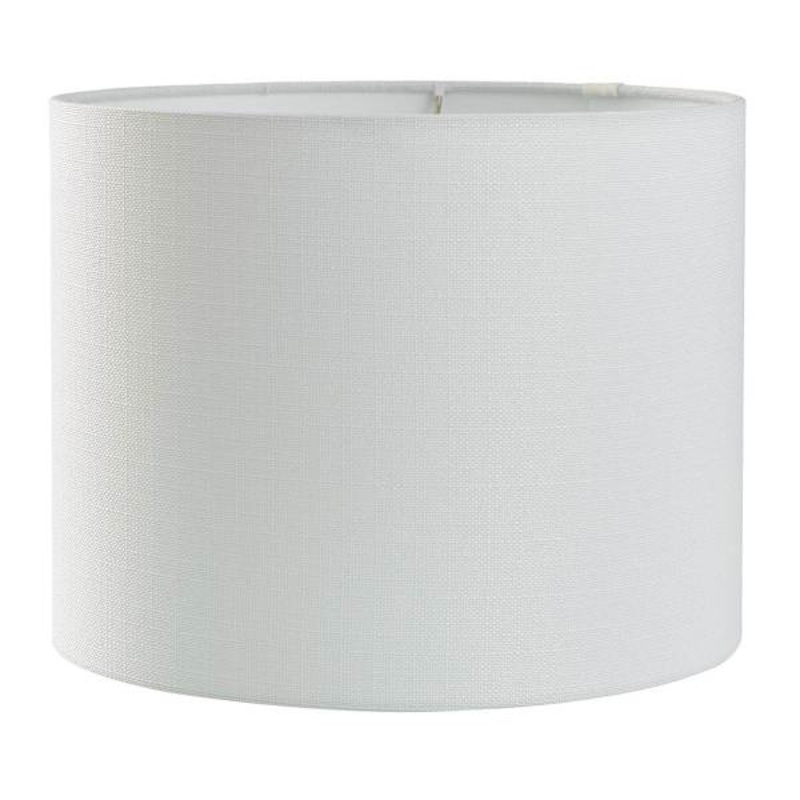 White Drum Lamp Shade, 13×10