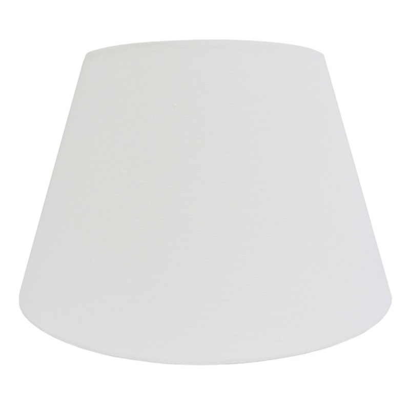 White Empire Medium Table Lamp Shade, 10x16x10