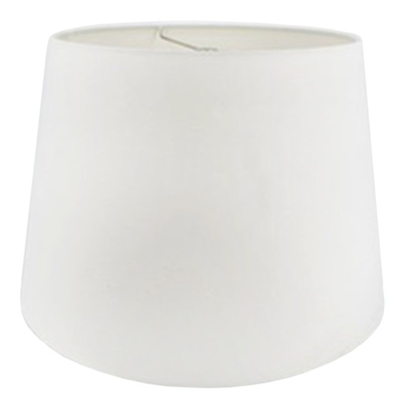 White Large Table Lamp Shade, 17x17x12