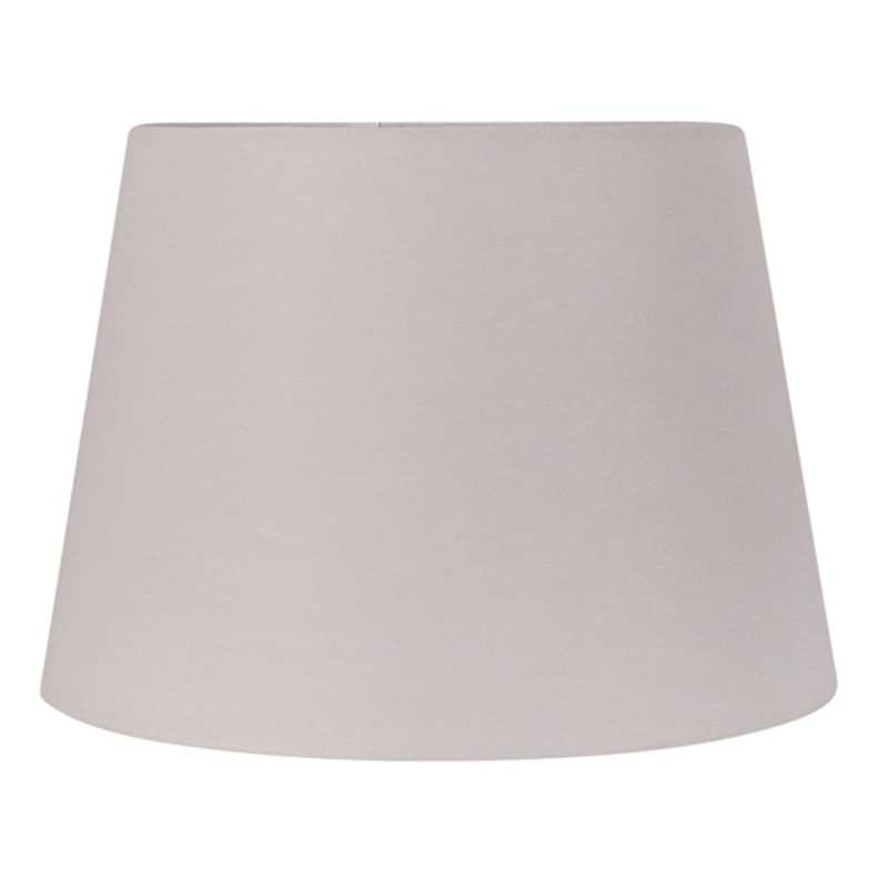 White Tapered Drum Large Table Lamp Shade, 13x17x12